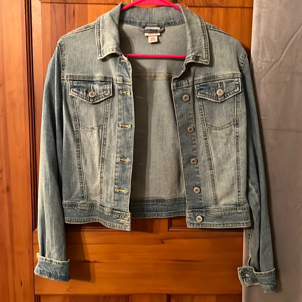 Mossimo Supply Company blue jean jacket medium